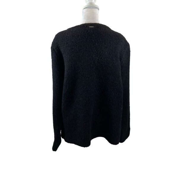 Sioni Brand Black Single Button Closure Open Front Sweater Jacket Size XL - Picture 9 of 16